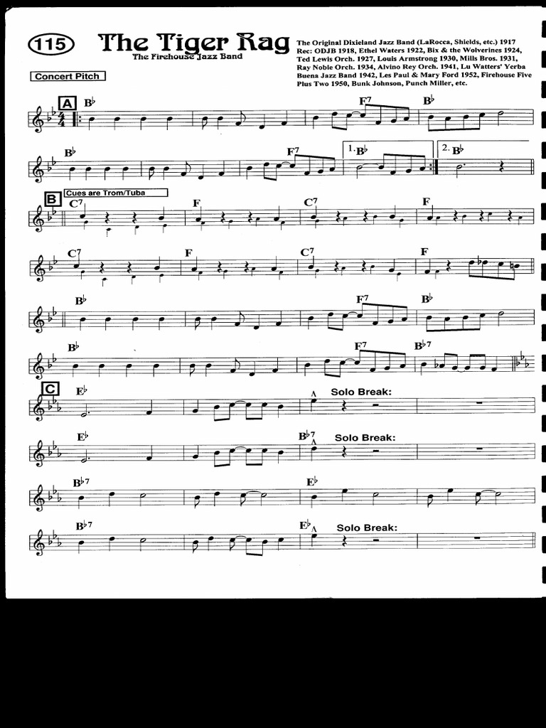 115 Tiger Rag - C | PDF