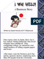 Origami Business Story: Written by Saeed Hamad and P.V Balamurali