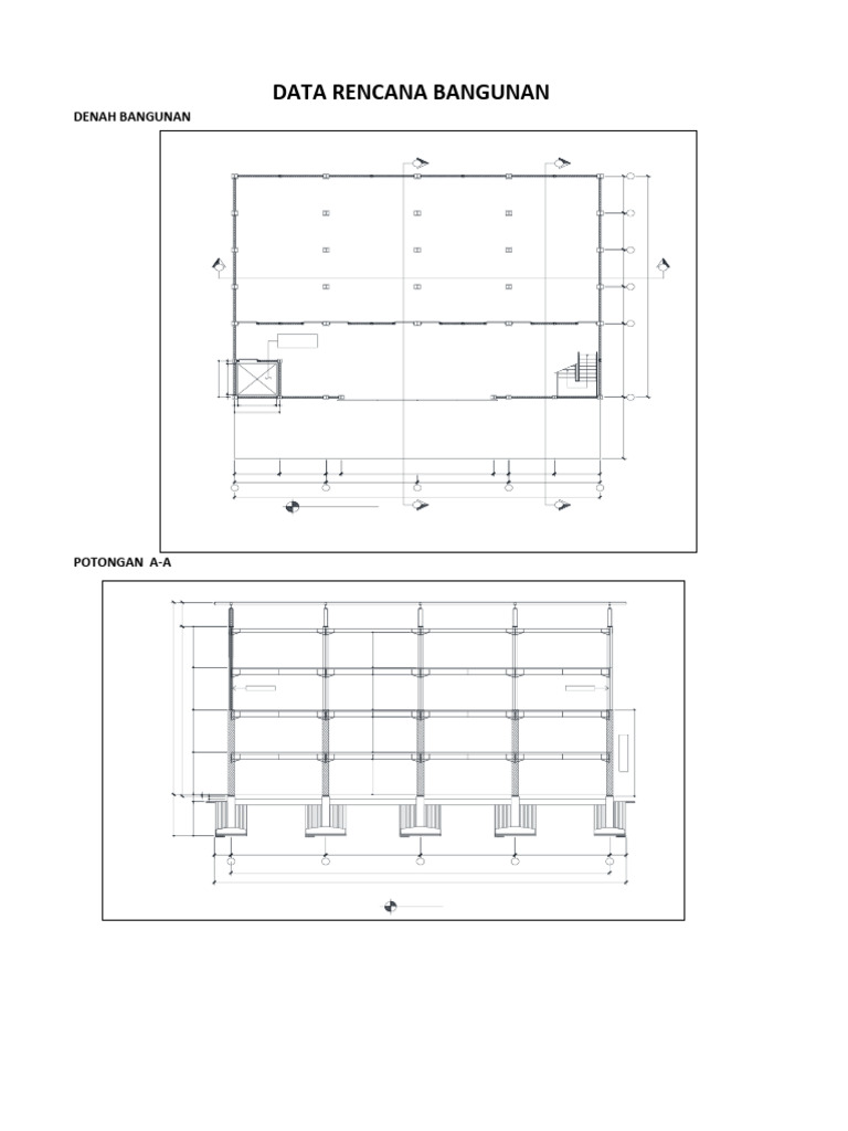 Data Rencana Bangunan PDF