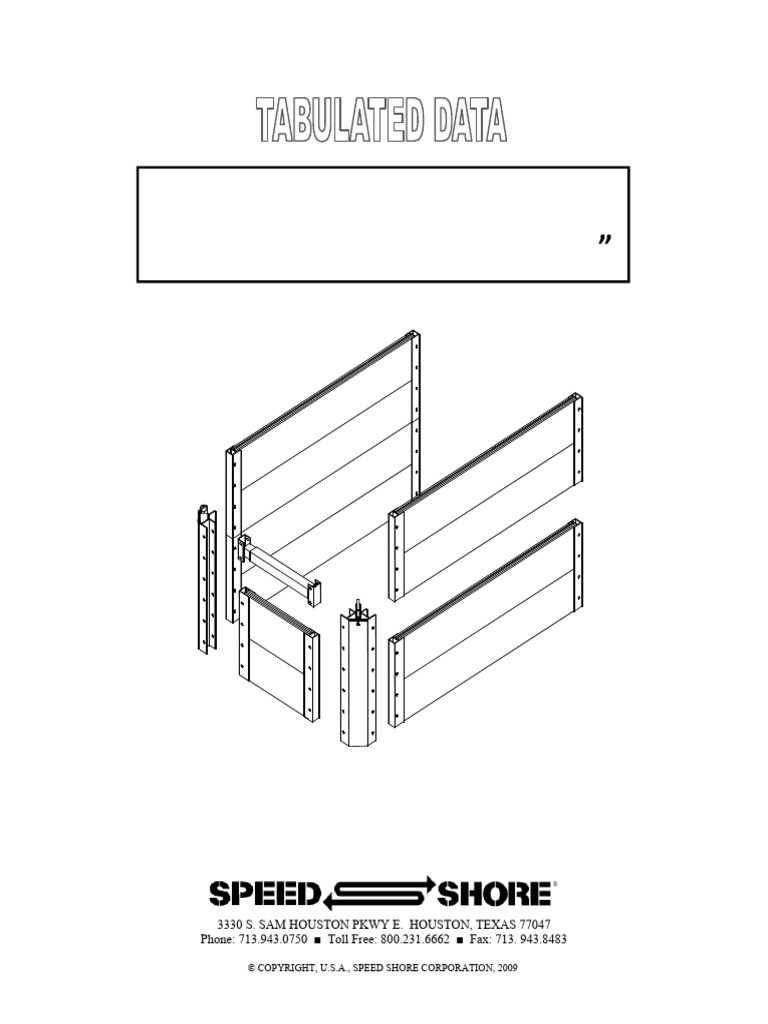Speed Shore Tabulated Data 'Maps' User Instructions | PDF