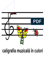 Caligrafia Muzicala in Culori - Carte