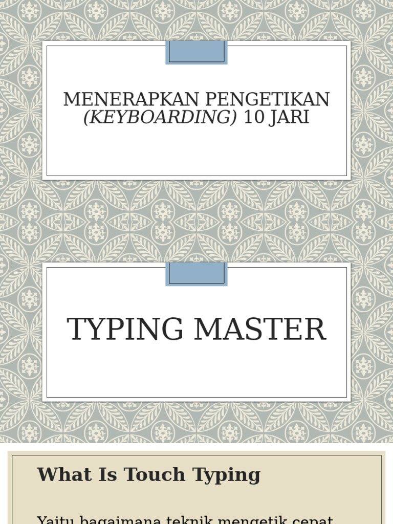 Typing Master | PDF