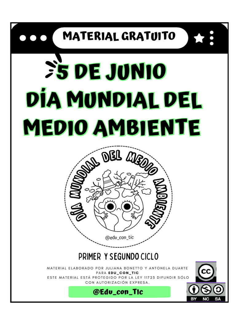 5 de Junio Día Mundial Del Medio Ambiente | PDF