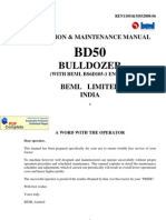 Operation & Maintenance Manual for BD50 Bulldozer