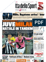 Gazzetta dello Sport - 22/12/2011