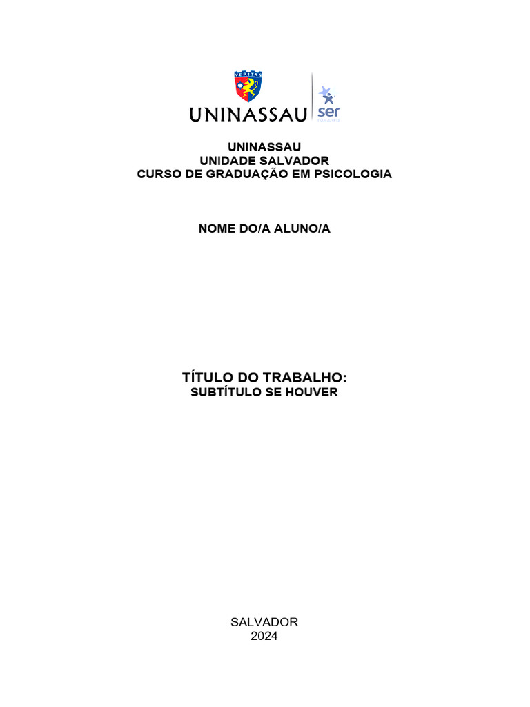 Modelo de projeto de pesquisa 1 pdf