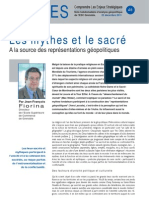 Les mythes et le sacré - Note d'analyse Géopolitiques n°48