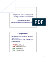 Lipid Metabolism-4 Lipoproteins and Digestion of TAG Handout