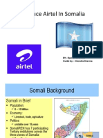 Introduce Airtel in Somalia
