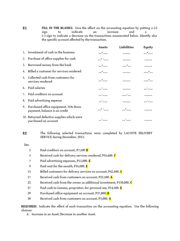 Exercises 2 | PDF