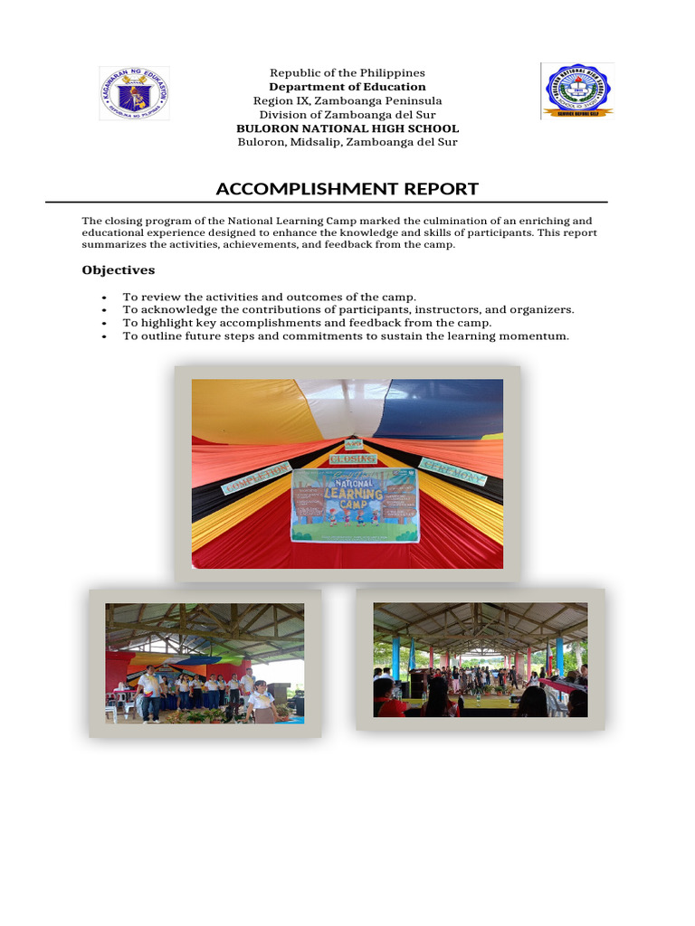 NLC Closing Program | PDF