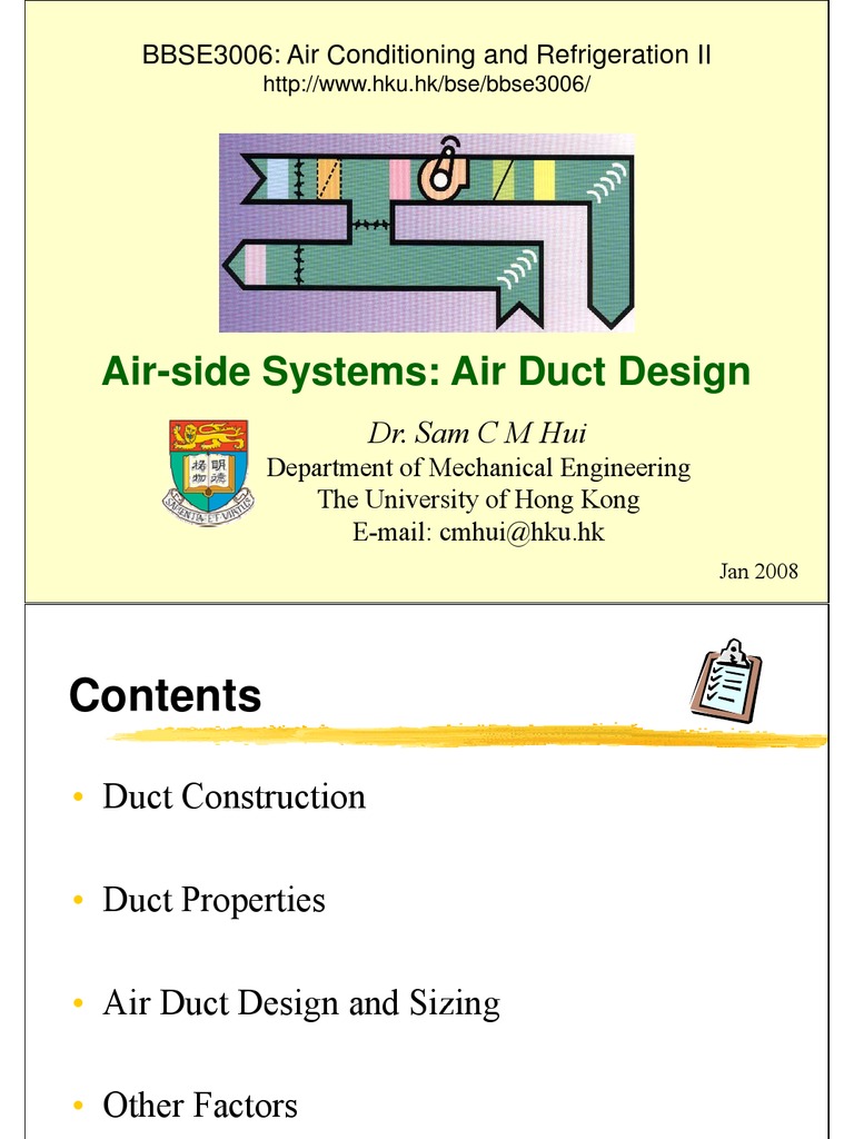 Duct | PDF | Duct (Flow) | Reynolds Number