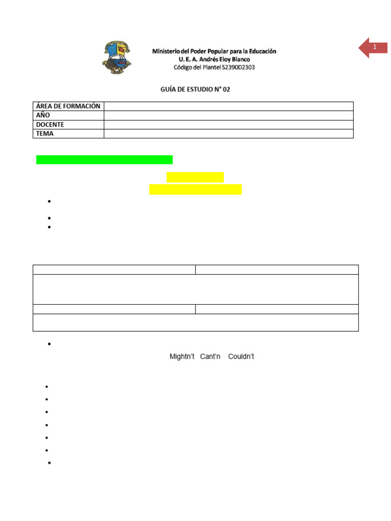 Cuadernillo 5to Ingles Parte 2 | PDF