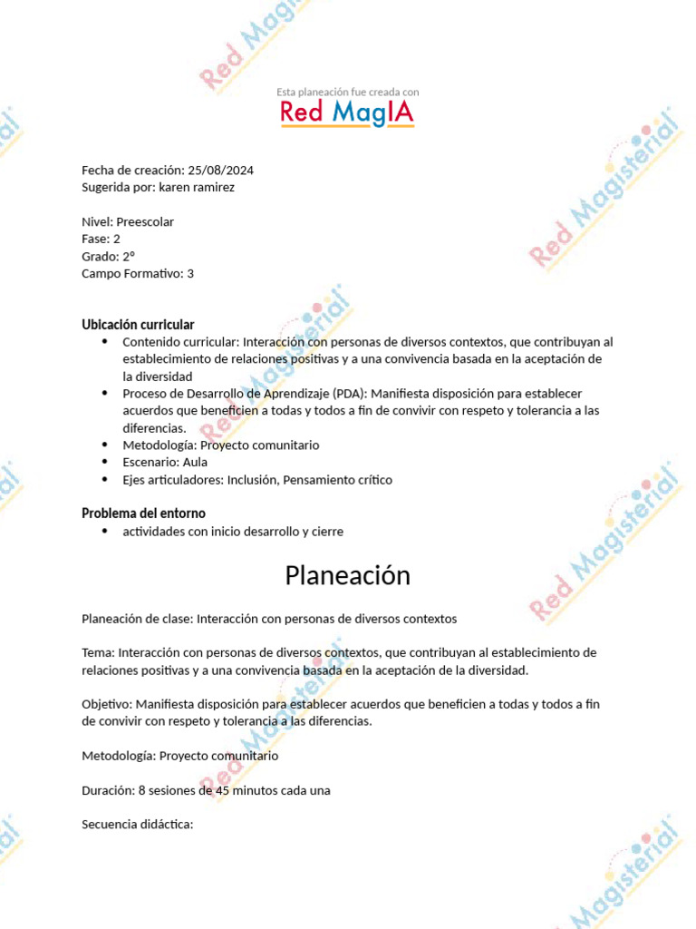 Planeación | PDF | Evaluación | Crecimiento personal y profesional