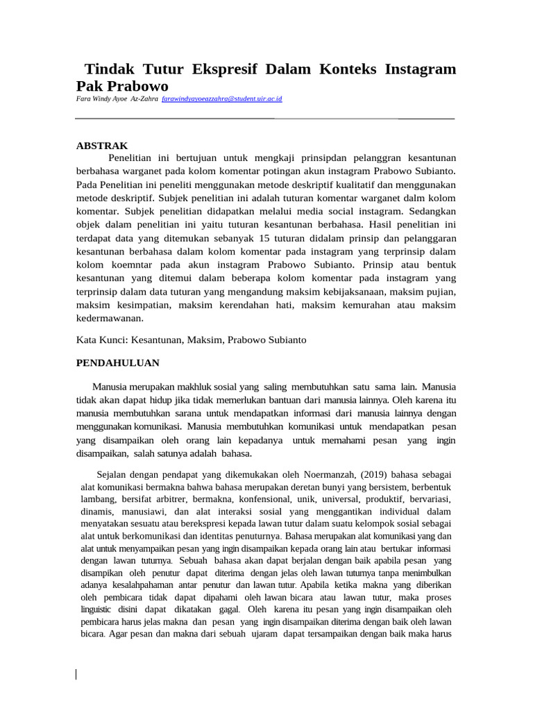 Fara (226210681) 4A | PDF | Sociolinguistics | Language Varieties And ...