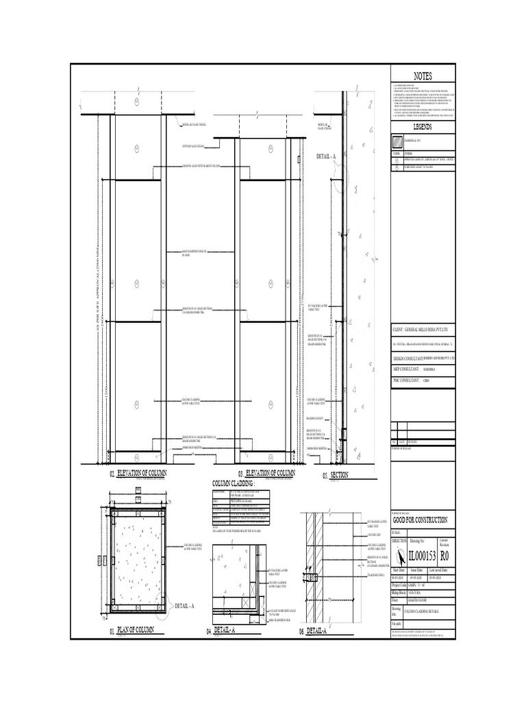 003 Gmipl - V - 8f - Column Cladding Details | PDF