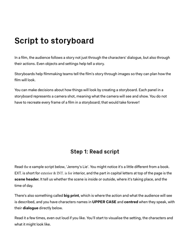 02 Storyboarding Basics Pdf