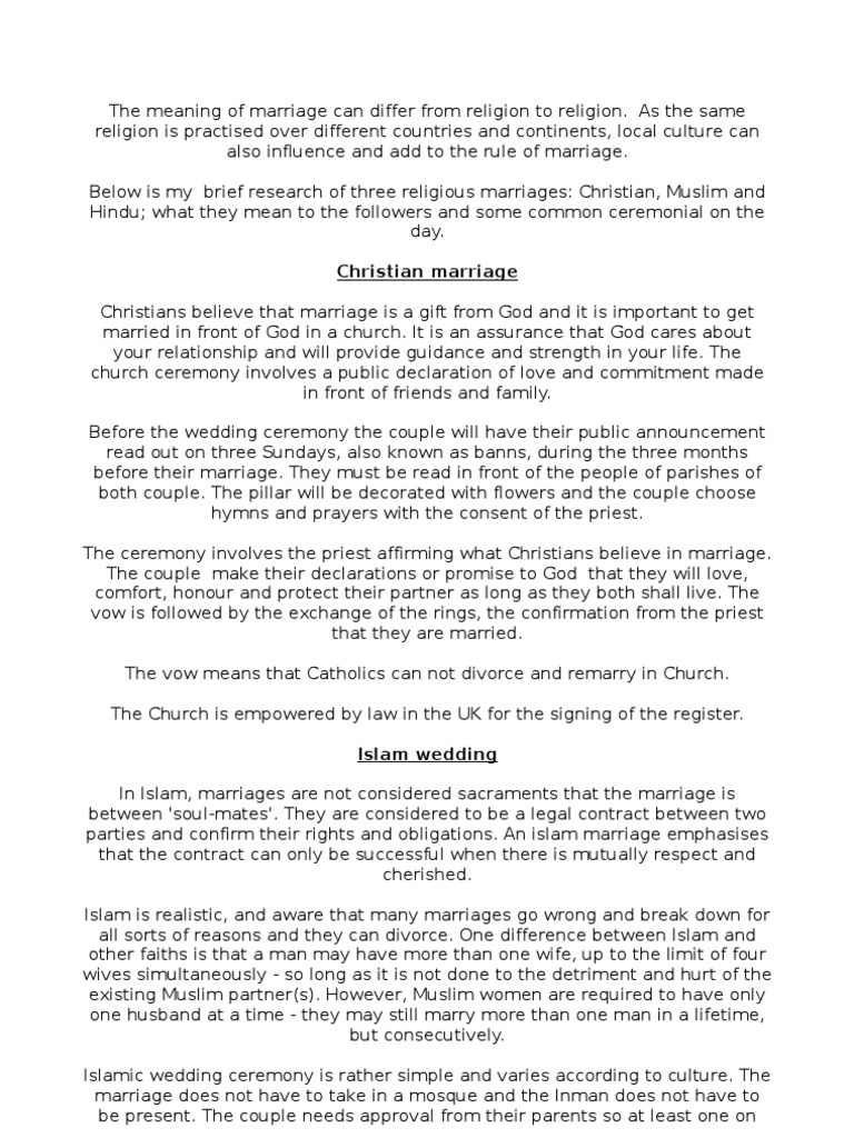 Religous Wedding | PDF | Wedding | Marriage, image size:768x1024