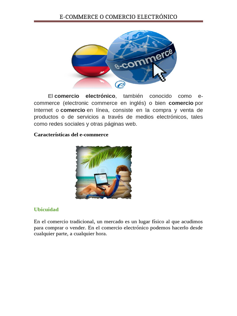 E-Commerce o Comercio Electronico Sesion 3 | PDF