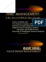 Time Management:: A Key Survival Skill For Busy Faculty