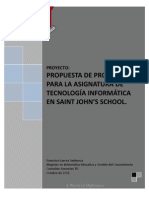 Proyecto Programa Asignatura Tecnología Informática