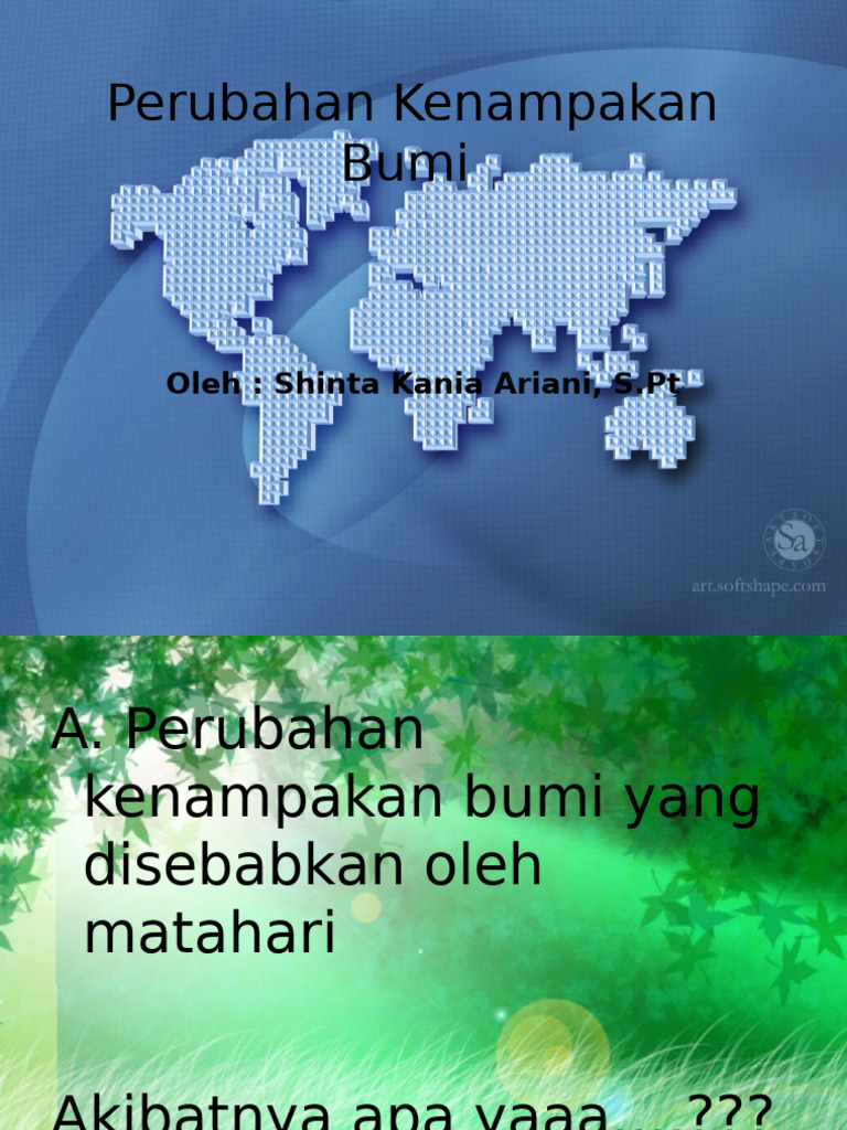 Perubahan Kenampakan Bumi | PDF