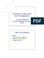 Lipid Metabolism-2 Synthesis of Fatty Acids