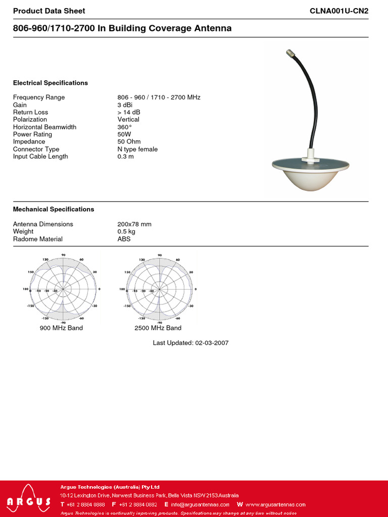 Augus Clna001u-Cn2 | PDF