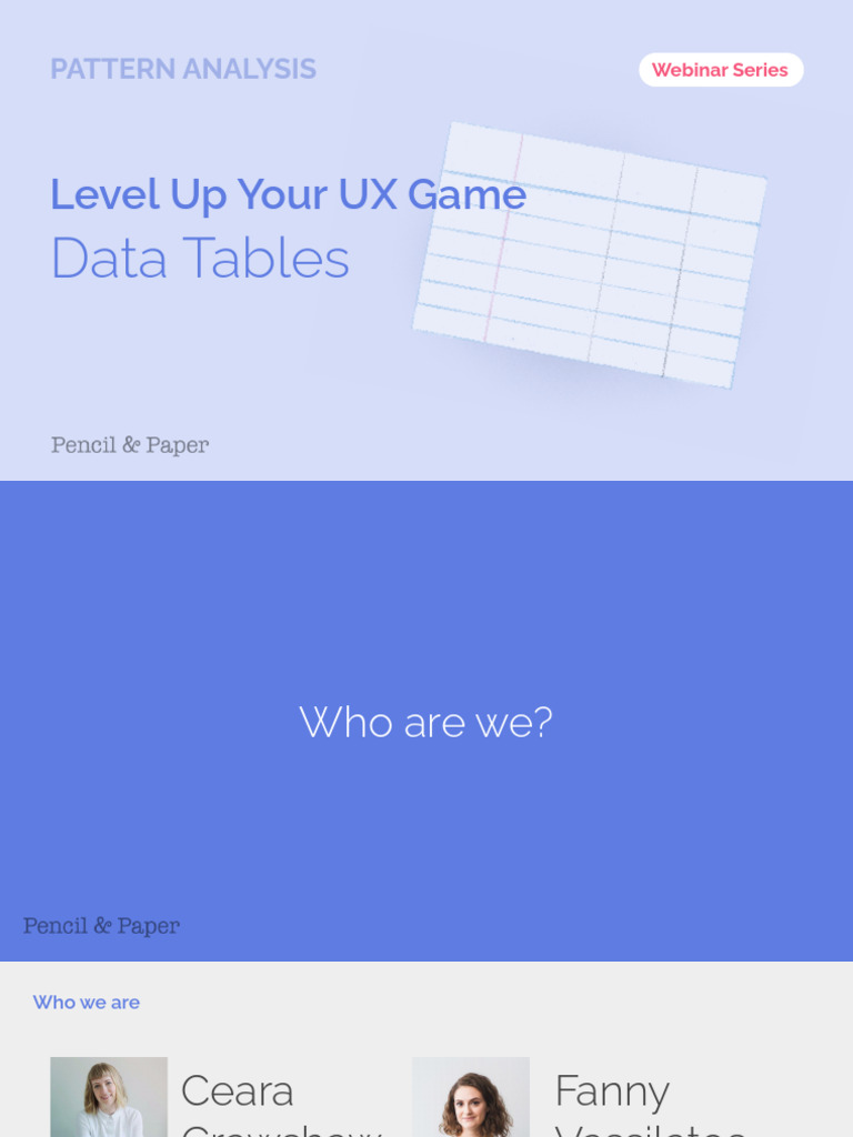 How Data Tables Work