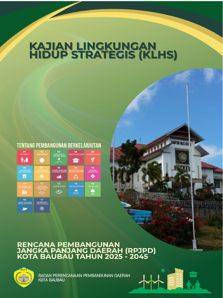 KLHS RPJPD Kota Baubau Asistensi 1 | PDF