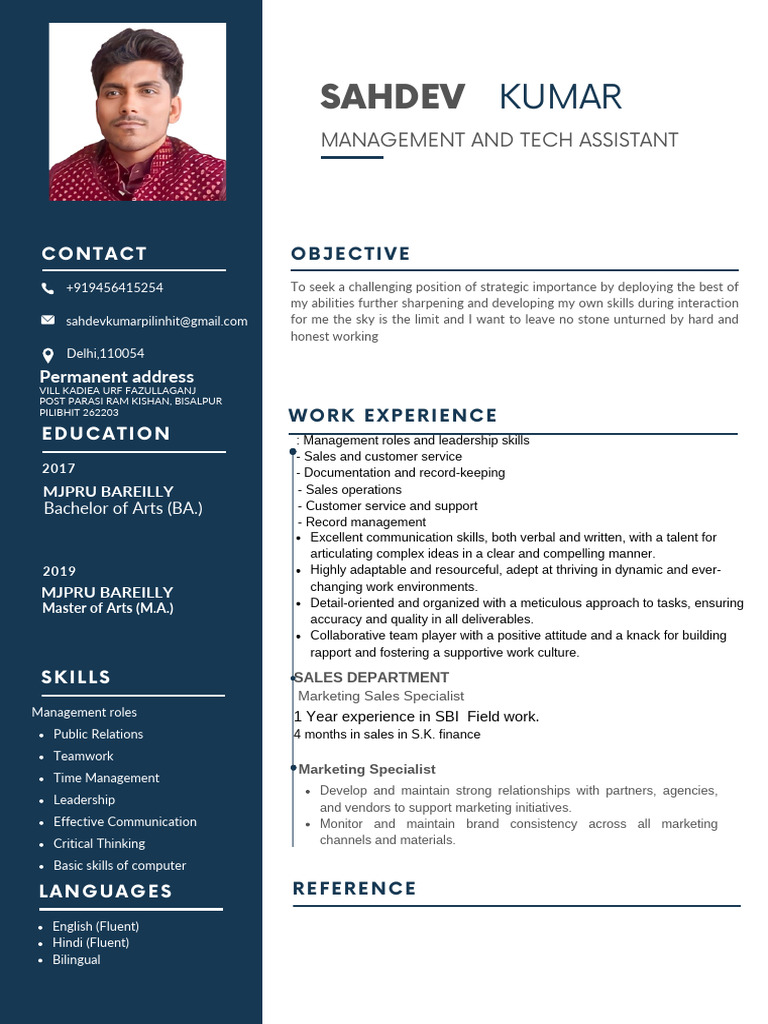 Professional CV Resume | PDF