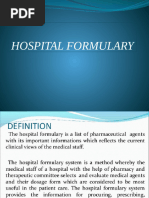 Hospital Formulary PDF | PDF | Pharmacy | Medical Prescription