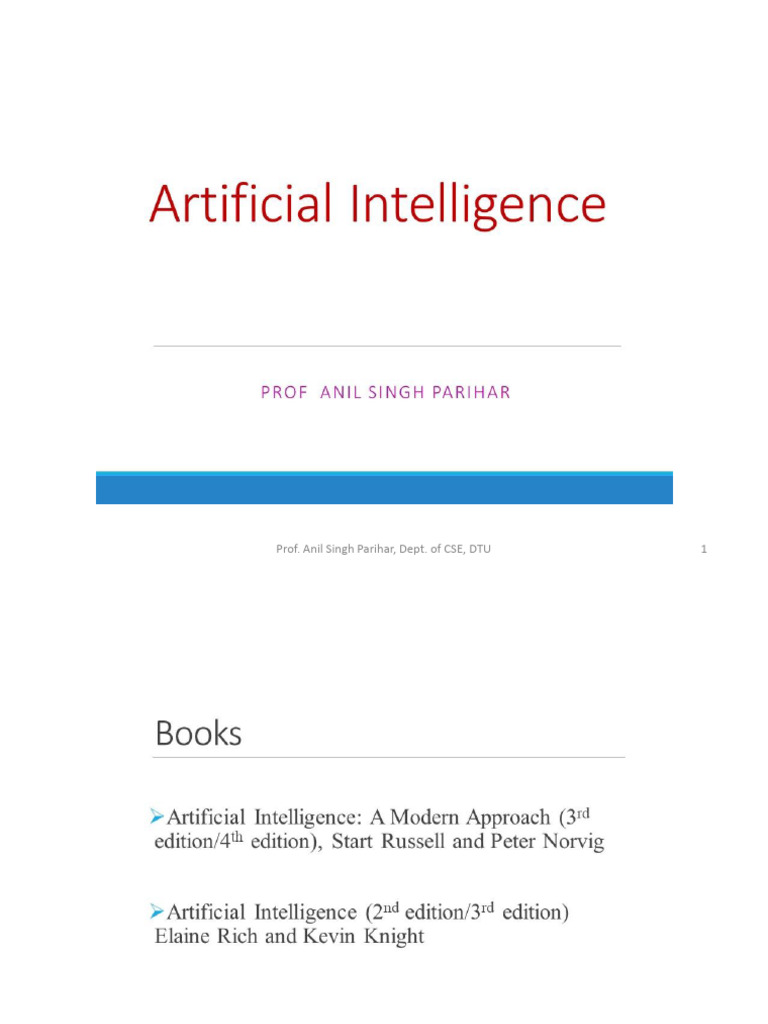 Introduction to ai pdf