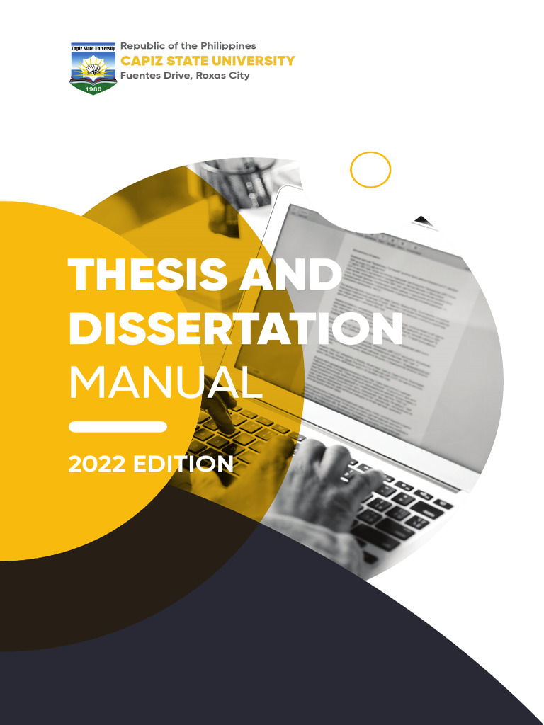 Thesis and Dissertation Manual 2022 | PDF