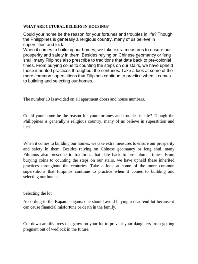 what-are-cultural-beliefs-in-housing-pdf