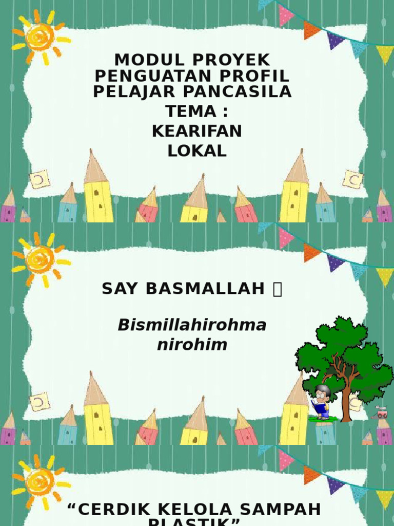 MODUL PROYEK PENGUATAN PROFIL PELAJAR PANCASILA (Sem II) | PDF