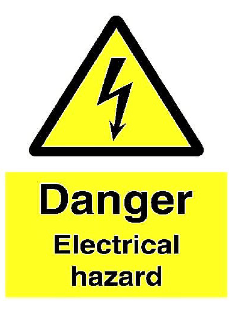 Electrical Hazard Sign | PDF