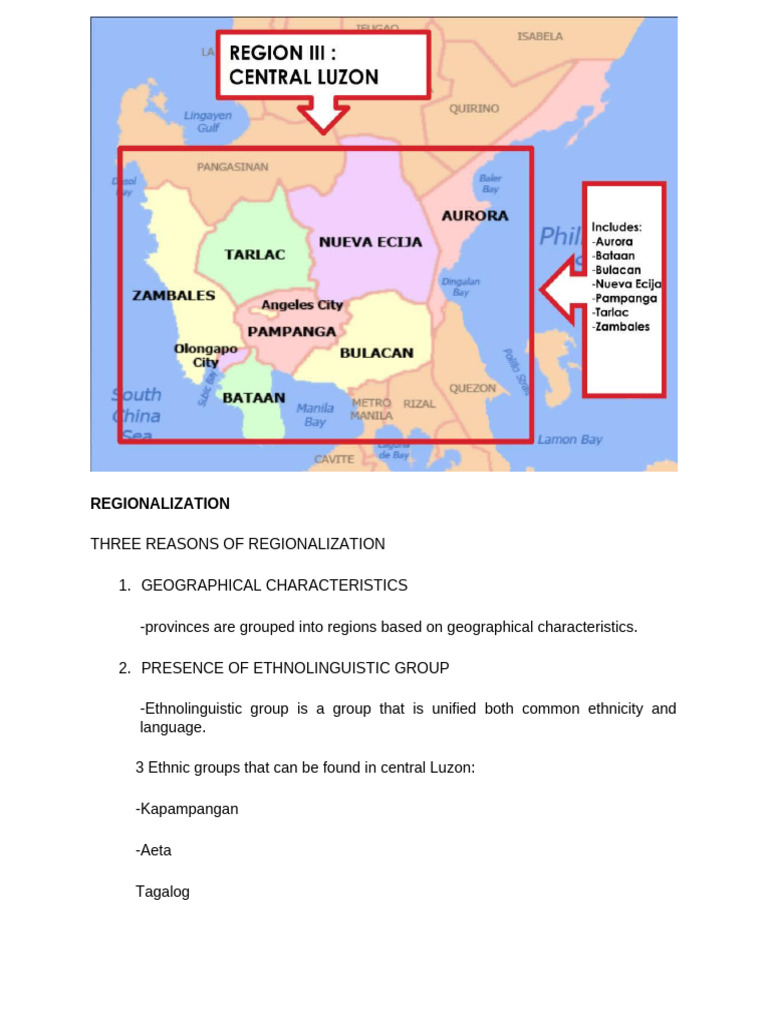 Central Luzon Pdf