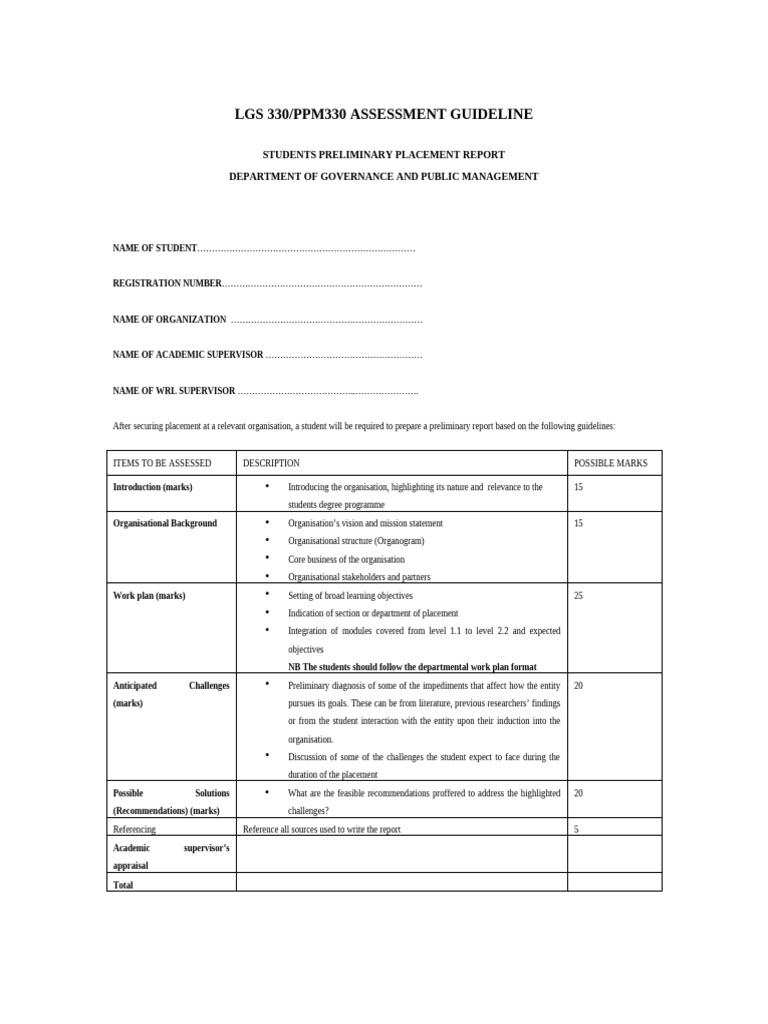 Assessment Guideline 2023 | PDF