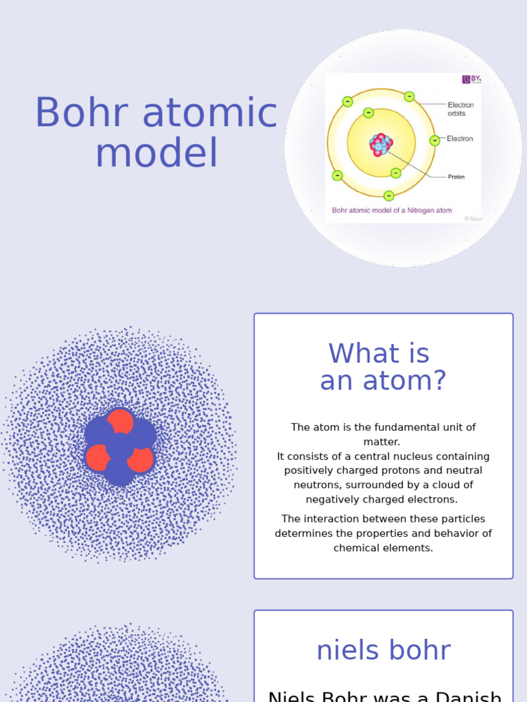Bohr Atomic Model | PDF