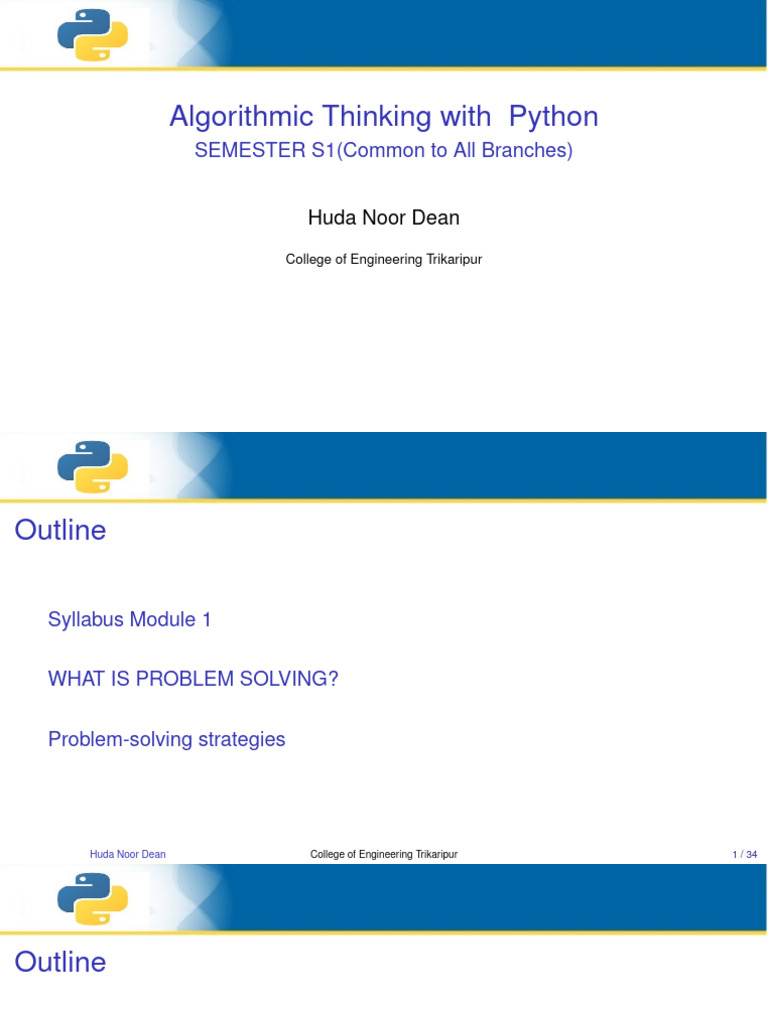 Python M1 P1 | PDF