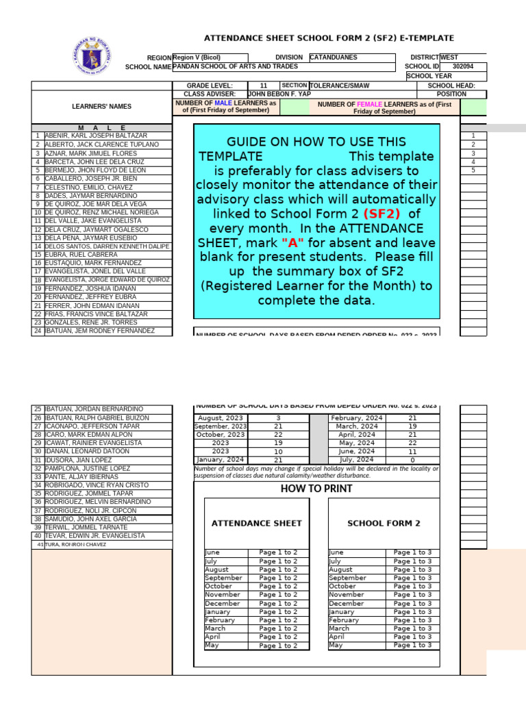 Automated SF2 2023 2024 | PDF