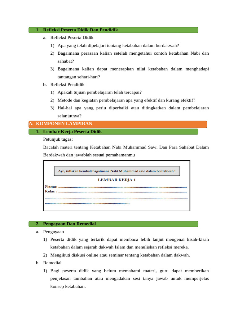 Modul Ajar Tri 4 | PDF
