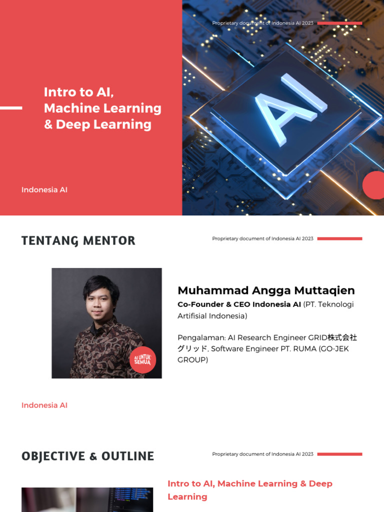 Intro To AI, Machine Learning - Deep Learning | PDF
