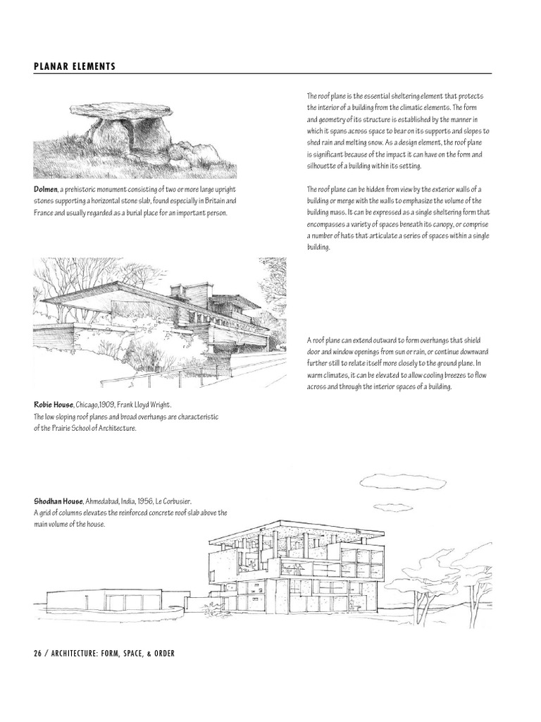 Planar Elements: 26 / Architecture: Form, Space, & Order | PDF