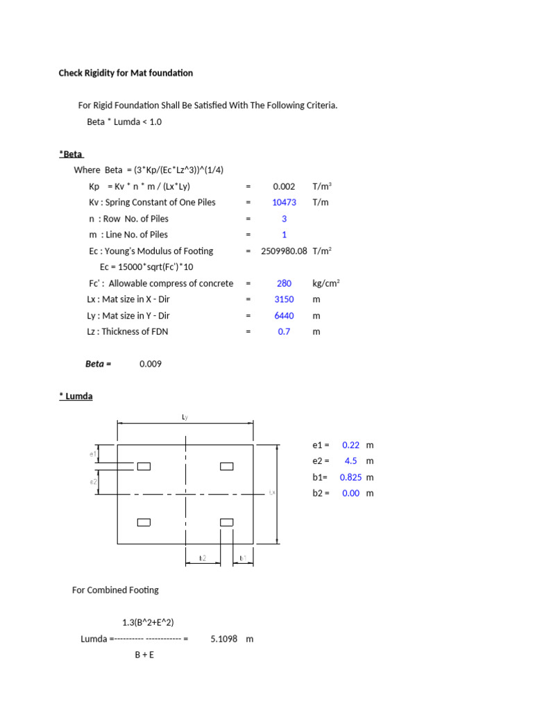 Foundation Rigidity Criteria | PDF