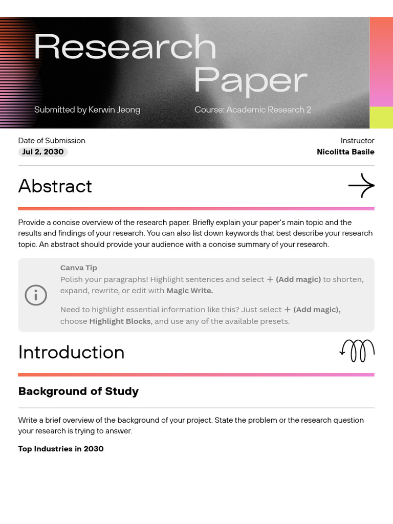 HOW TO MAKE RESEARCH PAPER PDF visual data 6