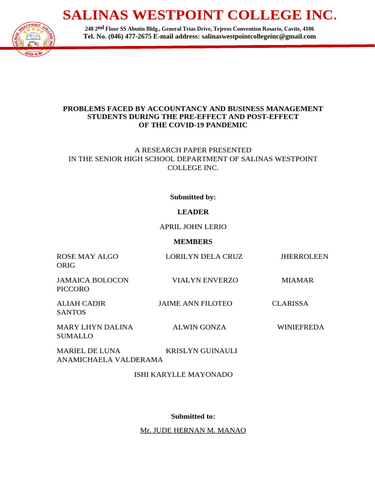 Format in Practical Research | PDF | Educational Technology | Pandemic