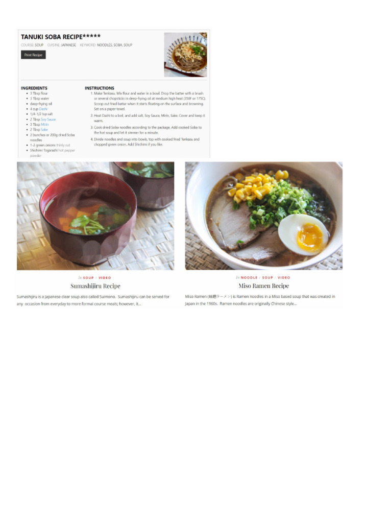 Foto Menu Jepang | PDF