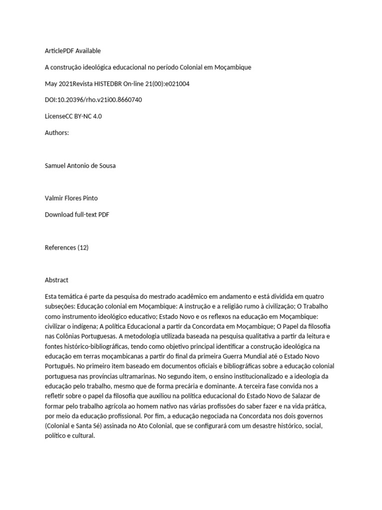 Educação Col | PDF